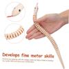 1 Set Wiggly Snake Craft for Unfinished Snakes Colors of Paint and Brushes Creative Doodle for Parties Classroom Prizes and Fun Family Activities view 3