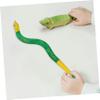 1 Set Wiggly Snake Craft for Unfinished Snakes Colors of Paint and Brushes Creative Doodle for Parties Classroom Prizes and Fun Family Activities view 4
