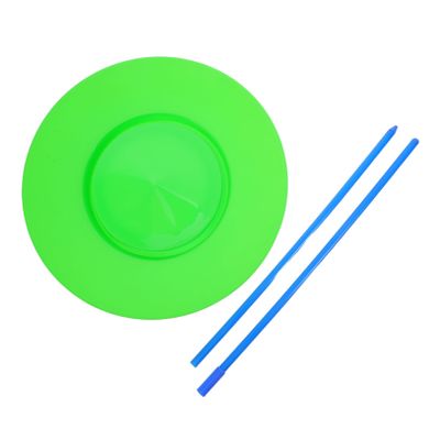 BESPORTBLE Circus Juggling Sticks Plates Plastic Performance Spinning Plate Balance Training Toys for Boys and Girls Adults