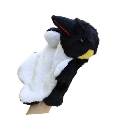 BESPORTBLE 1PC Cartoon Penguin Hand Puppet Soft Plush Animal Doll for Storytelling and Creative Play for Parents Engaging Imagination and Communication Skills
