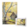 Cafemira Adults Wooden Jigsaw Puzzle 1000 Pieces,Peaceful Doves On Tree in Front of Vintage House,Relax and Enjoy The Fun of Solving,Exercise Hands On Skills and Thinking,Gift for Friend view 2