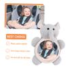 ANDRESLAD Shatterproof Car Mirror for Rear View Observation Cartoon Design Mirror for Newborns Easy Installation Adjustable Angle Compatible Car Seats view 2
