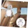 ANDRESLAD Shatterproof Car Mirror for Rear View Observation Cartoon Design Mirror for Newborns Easy Installation Adjustable Angle Compatible Car Seats view 4