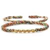 Handmade Tibetan 6mm Copper Bead Thread Braided Bracelet Red Rope Wristband Bracelets For Men Women,Red,17-27cm view 2