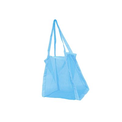 Beach Toy Storage Bag Nylon Net Bag For Easy Organization And Quick Drying With Comfortable Shoulder Strap