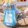 Beach Toy Storage Bag Nylon Net Bag For Easy Organization And Quick Drying With Comfortable Shoulder Strap view 3