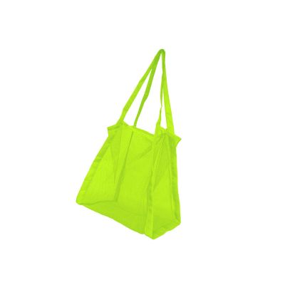 Beach Toy Storage Bag Nylon Net Bag For Easy Organization And Quick Drying With Comfortable Shoulder Strap