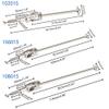 2pcs CVD Joint Dogbone Transmission Drive Shaft 102015 106015 108015 for 1/10 HSP 94101 94102 94123(Silver 102015 84.5mm) view 3