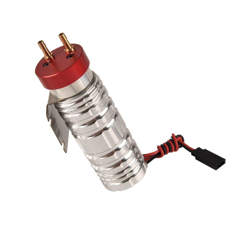 HYUDNC CNC Metal 4.8V-6V Machined Electric Fuel Pump for Nitro/Gas RC Aircraft Model