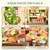 Rolife Super Creator Series, DIY Mini Fresh Flower Shop Dollhouse House Kit, Bulid Scenary for Action Collectible Figures, Creative Gifts for Women Kids Adults view 3