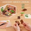 Rolife Super Creator Series, DIY Mini Fresh Flower Shop Dollhouse House Kit, Bulid Scenary for Action Collectible Figures, Creative Gifts for Women Kids Adults view 4