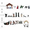 Bible Felt Shadow Theater Kit  3 Story Sets: Noahs Ark, Exodus Journey, Nativity Scene  Handmade Silhouette Puppet Set for Kids, Sunday School & Christian Storytelling Activities view 2