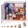 Rolife Mini Super Creator Series, DIY Miniature Butter Bakery House Dollhouse Kit, Bulid Scenary for Action Collectible Figures,Creative Gifts for Adults Women view 1