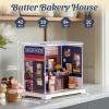 Rolife Mini Super Creator Series, DIY Miniature Butter Bakery House Dollhouse Kit, Bulid Scenary for Action Collectible Figures,Creative Gifts for Adults Women view 2