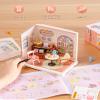 Rolife Mini Super Creator Series, DIY Miniature Honey Tea Lounge Dollhouse House Kit, Bulid Scenary for Action Collectible Figures,Creative Gifts for Women Kid Adults view 4