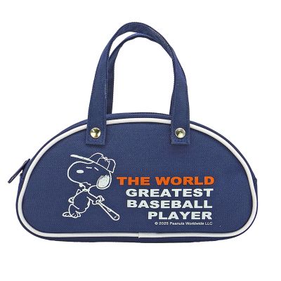 Nakajima Corporation Snoopy Retro Bag Navy Blue 217615-25 Height 19 x Width 21 x Height 5.5 cm