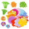windpaint DIY Fabric Flower Bouquets Toys Accessories, DIY Craft Kits Flowers Accessories for Toddler Kids,Birthdays Gifts (Colorful) view 1