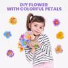 windpaint DIY Fabric Flower Bouquets Toys Accessories, DIY Craft Kits Flowers Accessories for Toddler Kids,Birthdays Gifts (Colorful) view 4