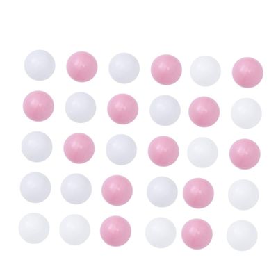 100 Pcs Ocean Balls Thicken Plastic Wave Balls for Playtime Pink White Safe Fun Indoor Outdoor for Imagination Exploration