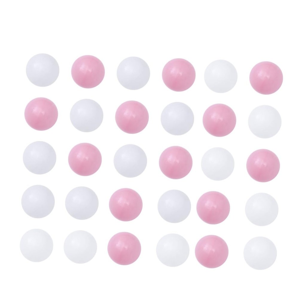 100 Pcs Ocean Balls Thicken Plastic Wave Balls for Playtime Pink White Safe Fun Indoor Outdoor for Imagination Exploration