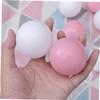 100 Pcs Ocean Balls Thicken Plastic Wave Balls for Playtime Pink White Safe Fun Indoor Outdoor for Imagination Exploration view 2