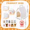 180 Pcs Adopt a Puppy Party Favors Include 12 Mini Plush Dogs 12 Adoption Card 12 White Kraft Boxes 12 Check Card 5 Adopt Sign 24 Puppy Stickers 1 Fence 102 Adopt a Dog Supplies for Adoption Party view 2