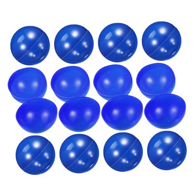 KOMBIUDA 20pcs Raffle Bingo Balls Blue Hollow Gaming Spheres for Party Games Prize Draws and Group Activities Easy Setup No Tools Required