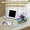 SHAHRYAR DIY 50x50 Mm Magnet Making Machine,Magnet Making Kit,Square Photo Badge Magnet Maker Machine,Includes 100 Pieces Magnetic Sheets,for Parent-Child Families view 4