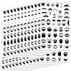 1000+PCS Black Moustache Stickers Party Favors-Beard Sticker Party Supplies Decorations Musician Birthday Party Gifts view 1