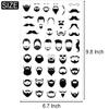 1000+PCS Black Moustache Stickers Party Favors-Beard Sticker Party Supplies Decorations Musician Birthday Party Gifts view 3
