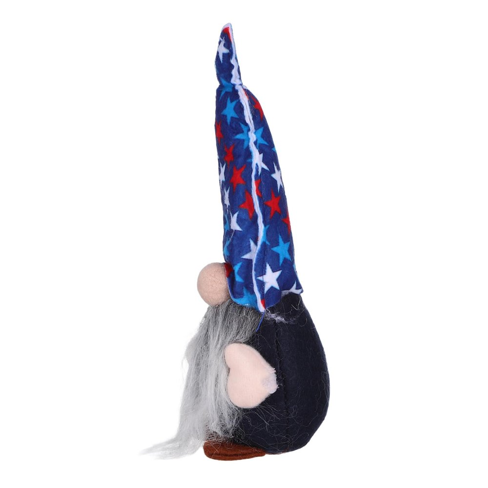 Abaodam Patriotic Gnome Dolls Compact Independence Day Decor for Office Home Versatile Plush Figures for Fourth of July Memorial Day Lightweight Space Saving