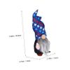 Abaodam Patriotic Gnome Dolls Compact Independence Day Decor for Office Home Versatile Plush Figures for Fourth of July Memorial Day Lightweight Space Saving view 2