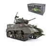 rcxperts 1/16 2.4G Remote Control Light Tank, US M5A1 Stuart Tank Simulated Military Vehicle Model with Sound Light Smoke Effects, Gift for The RC Model Car Enthusiast and Adults view 1