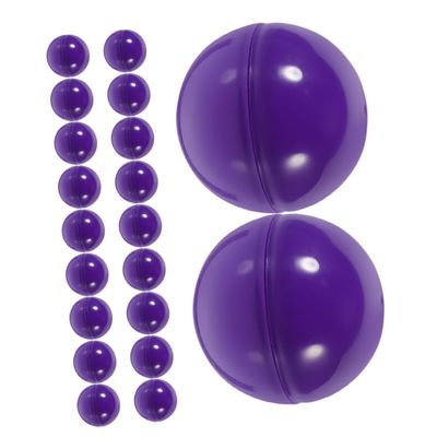 LABRIMP 20pcs Unique Openable Design Plastic Hollow Balls Raffle Game Props for Parties Team Building Candy Storage