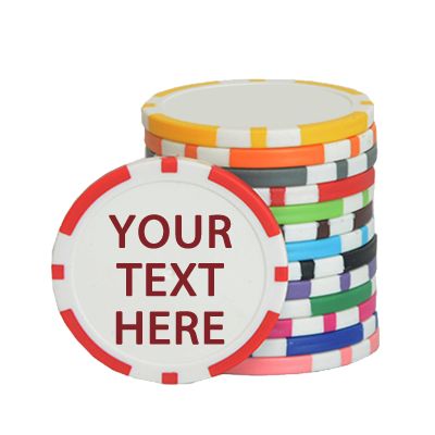 100-1000 Custom Plastic Poker Chips,Personalized Your Image or Text, Custom Tokens for Bar, Casino Night, Events