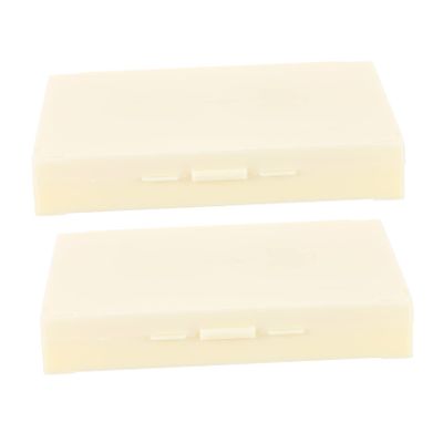 ABOOFAN 2pcs Microscope Slide Holder Storage Box Slide Slots Organizing Case for Specimens