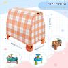 Qilmy Orange Buffalo Plaid Kids Water Table Cover, Duty Waterproof Patio Table Covers for Outdoor Toddler Splash Tables, UV Resistant & Dustproof Play Table Protector, Cover Only view 3