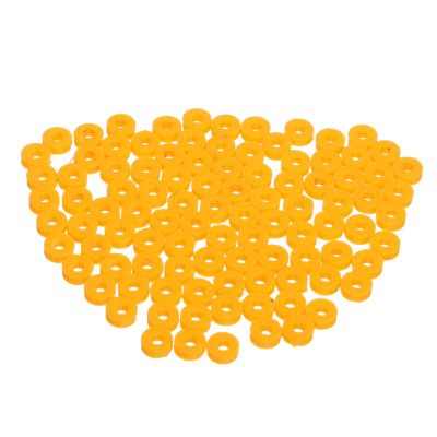 VILLCASE 100pcs Plastic Axle Bushings Miniature Plastic Bushings for Model Making Toy Cars DIY Projects Easy Install and High Durability