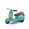 Electric Doll Scooter for 17cm Doll,Funny Doll Accessories with Music and Lights, 360 Rotatable Plastic Scooter Decoration Batteries Not Included (Blue) view 1