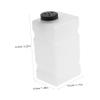 CHILDWEET Rc Model Aircraft Fuel Tank Simulation Fuel Tank for Fixed Wing Reservoir Easy Monitoring Essential Accessory for Model Plane Enthusiasts view 2