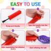 CZBRO 6PCS Bouncy Balls for Kids Toddlers, 12 Inch Sensory Balls Spiky Massage Stress Ball Bulk with Air Pump, Indoor Outdoor Sports Sensory Toys & Party Favors(Purple) view 3