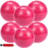 CZBRO 6PCS Bouncy Balls for Kids Toddlers, 12 Inch Sensory Balls Spiky Massage Stress Ball Bulk with Air Pump, Indoor Outdoor Sports Sensory Toys & Party Favors(Pink) view 1