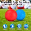 hehred Kickball Set, 8.5 Inch Playground Ball, 4 Pcs Dodgeball Kickballs with 1 Pump, Rubber Kick Balls for Kids Ages 3+ Outdoor, Official Size Bouncing Hand Balls for Camps and Schools (8.5 Inch) view 4