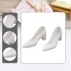 1/6 BJD Doll Shoes High Heeled Fashion Dress Up for 12 Inch Figure Body Realistic Mini Heels- White view 3