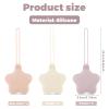 12 Pcs Silicone Pacifier Holder Case Safe and Soft Material Pacifier Pouch Portable Pacifier Case Protective Pacifier Storage Case Easy to Clean for Diaper Bag Stroller view 2