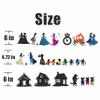 Glitter Felt Shadow Puppet Theater Kit  Fairy Tale Silhouette Set for Kids, DIY Storytelling Craft for Family Fun, Classic Fables Hand Puppets view 2