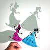 Glitter Felt Shadow Puppet Theater Kit  Fairy Tale Silhouette Set for Kids, DIY Storytelling Craft for Family Fun, Classic Fables Hand Puppets view 4