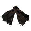 1:12 Scale Action Figure Clothes Cape Unisex Trendy Dress Up Mini Fashion Fabric Doll Costume for 6 Inch Figures- Black view 1