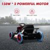Garvee Go Kart, Electric Drift Kart Car with Adjustable Seat, 24V 7Ah Outdoor Ride On Toy, 2 * 200W Motor, 8.1 MPH, LED Lights, Toy Race Car for Kids 6-12 Years Old view 4
