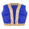 Zaldita Boys Arabian Prince Street Rats Costume Gold Trim Waistcoat with Harem Dance Pants Royal Blue 16 Years view 3